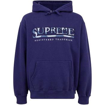 Supreme Amazing Denim Logo Hoodie Blauw | NL491AP