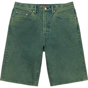 Supreme Baggy Denim Badebukse Groen | NL358IS