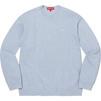 Supreme Metallic L/S Top Truien Turquoise | NL334PQ