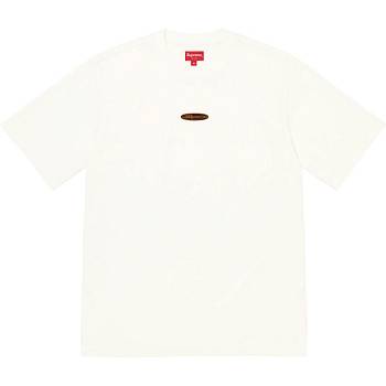 Supreme Oval Logo S/S Top Truien Wit | NL339GL
