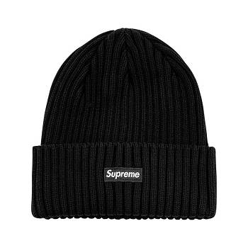 Supreme Overdyed Logo Beanie Hoeden Zwart | NL108KI
