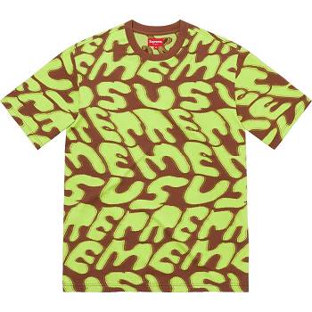 Supreme Stacked Intarsia S/S Top Truien Groen | NL308PQ