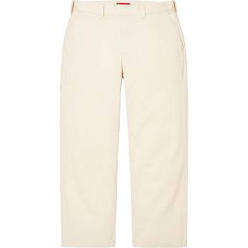 Supreme Werk Pant Broek Wit | NL422ZG